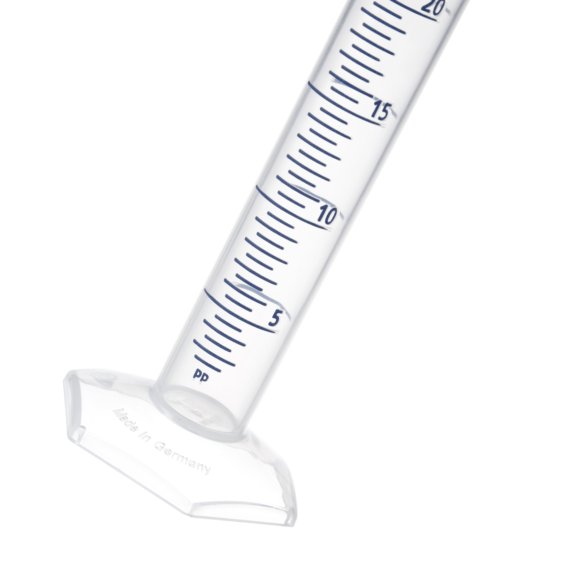 PROBETA GRADUADA DE PP DE 25ml. AZUl. VITLAB