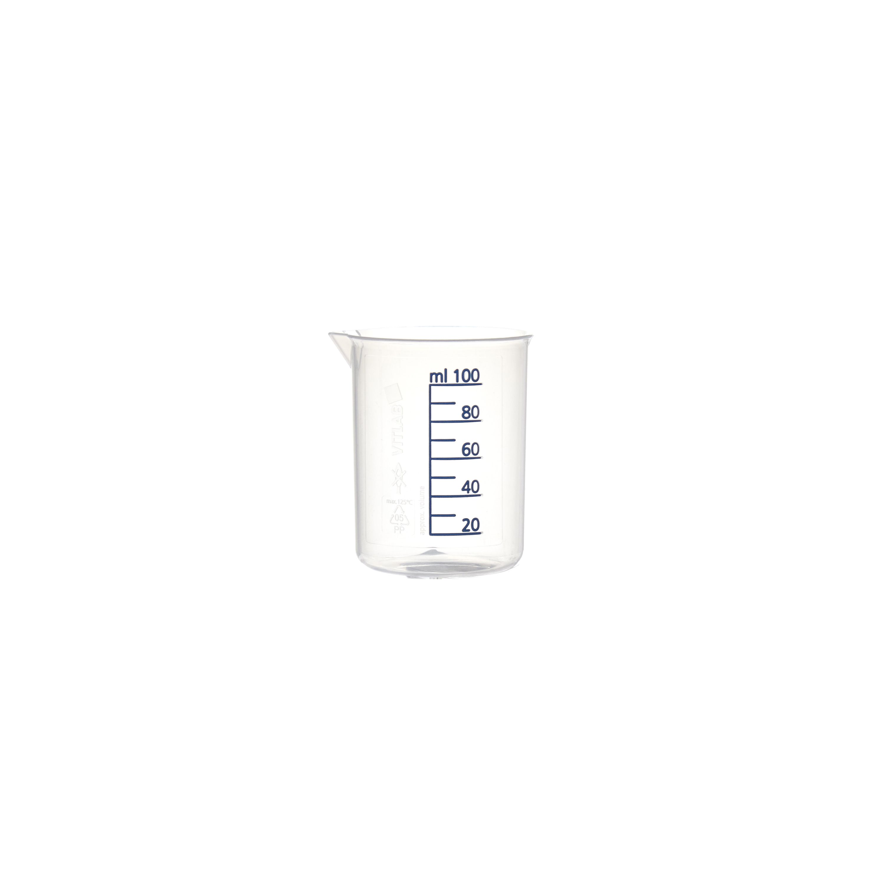 VASO DE PRECIPITADO DE PP DE 100ml. VITLAB