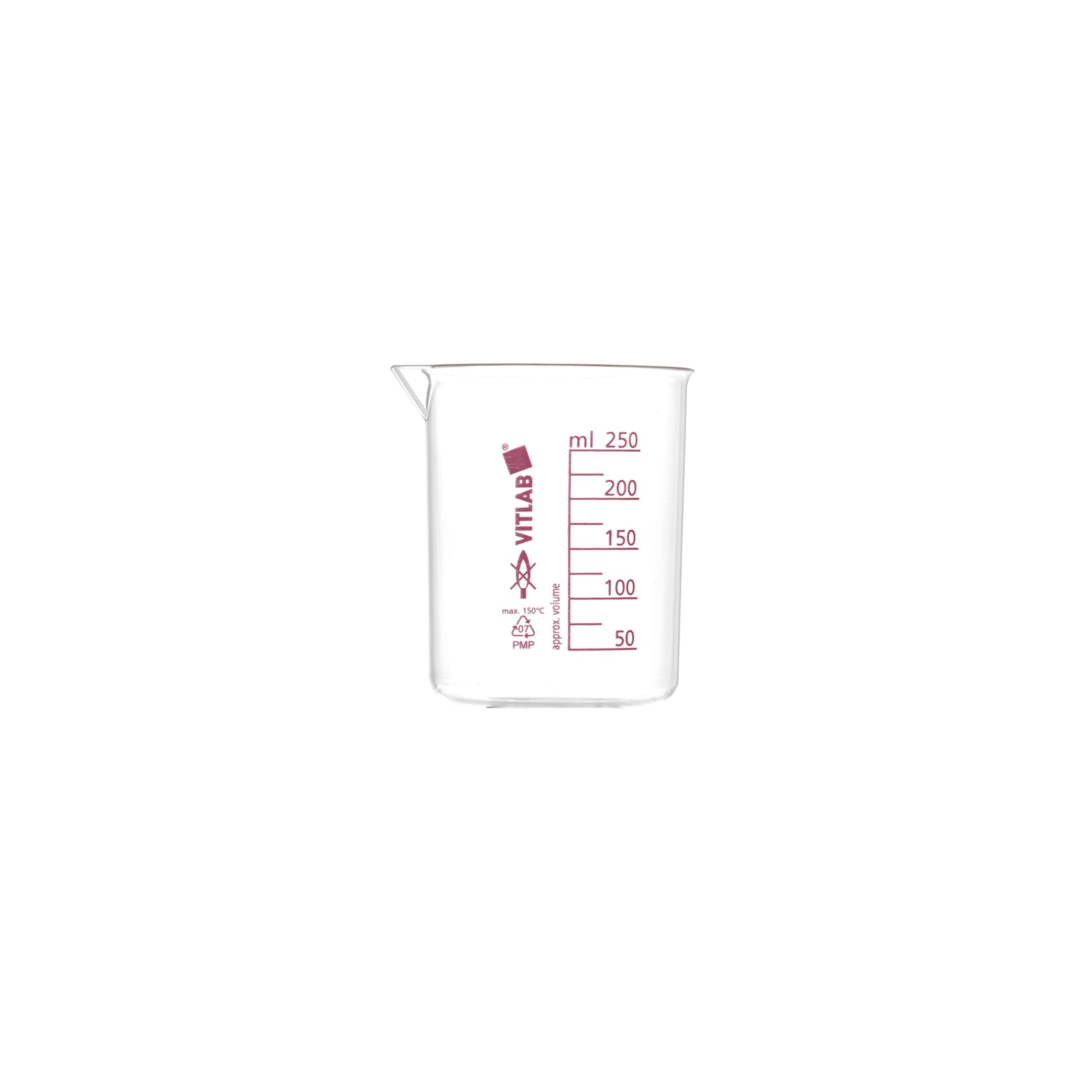 VASO DE PRECIPITADO DE PMP DE 250ml. VITLAB