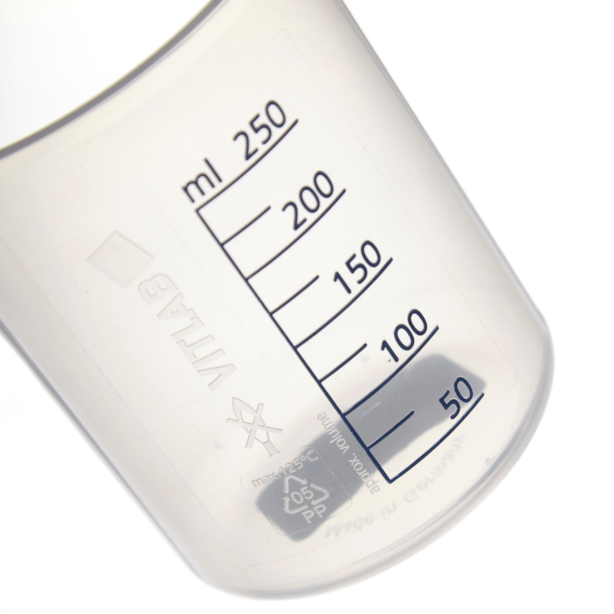 VASO DE PRECIPITADO DE PP DE 250mL. VITLAB