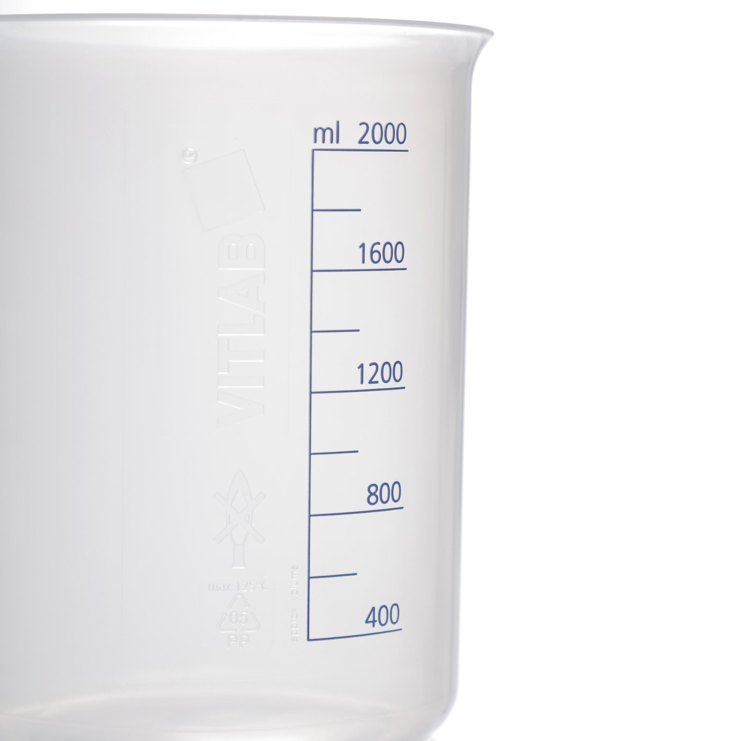 VASO DE PRECIPITADO DE PP DE 2l. VITLAB