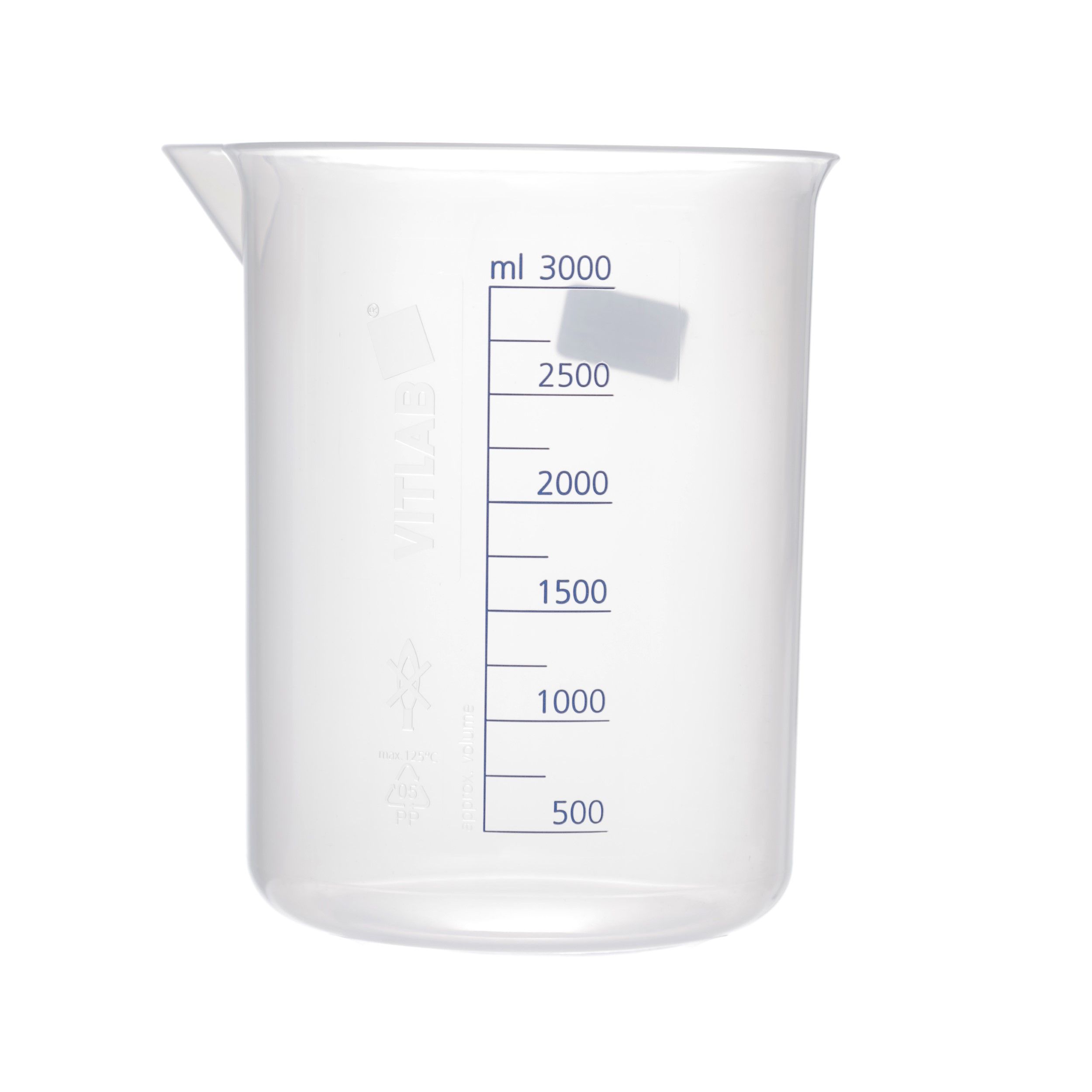 VASO DE PRECIPITADO DE PP DE 3l. VITLAB
