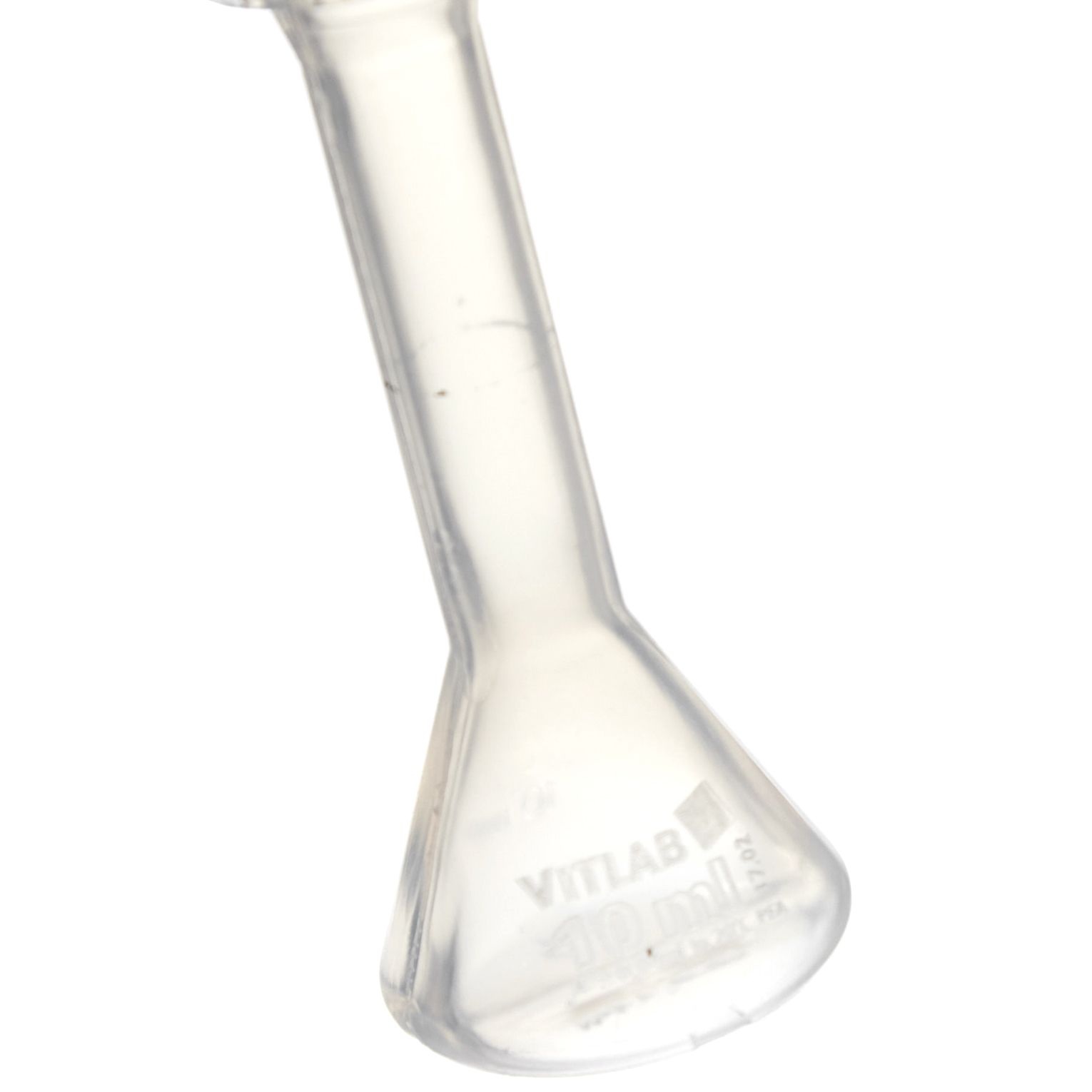 MATRAZ VOLUMÉTRICO DE PFA DE 10ml CLASE A DIN CON CERTIFICADO. VITLAB