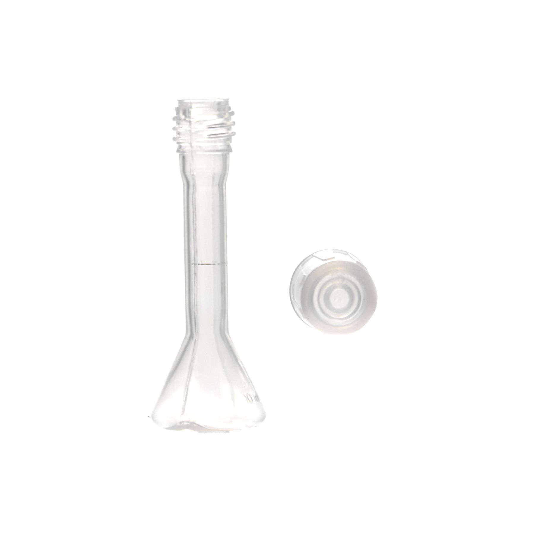 MATRAZ VOLUMÉTRICO DE PFA DE 10ml CLASE A DIN CON CERTIFICADO. VITLAB